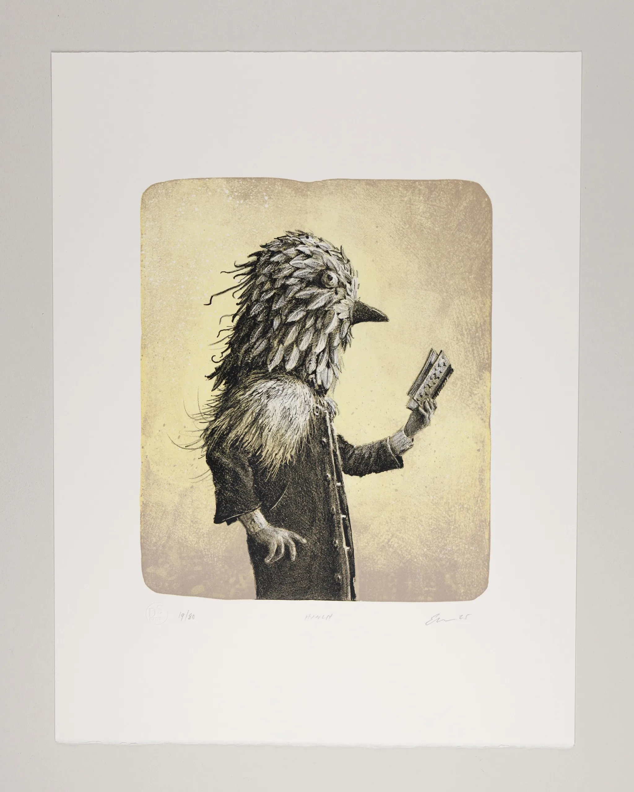 A lithograph print.