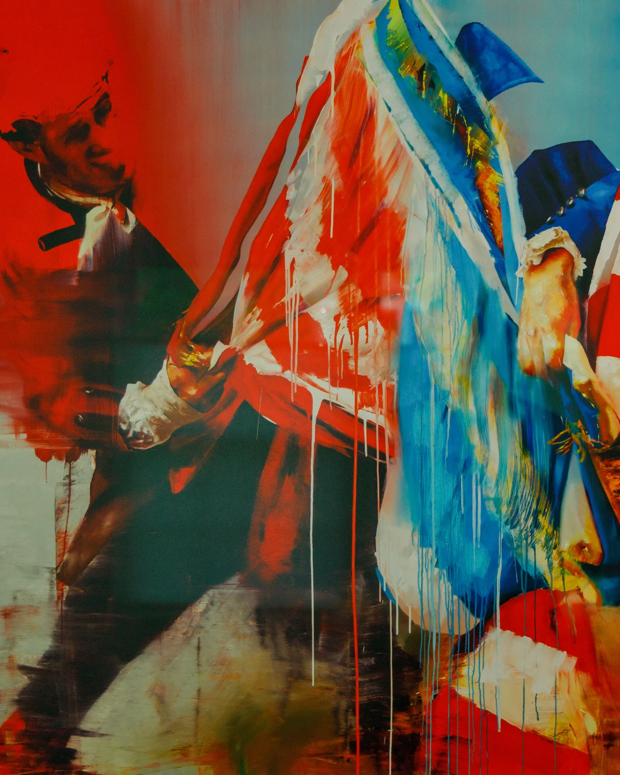 A close-up of a Conor Harrington giclée.